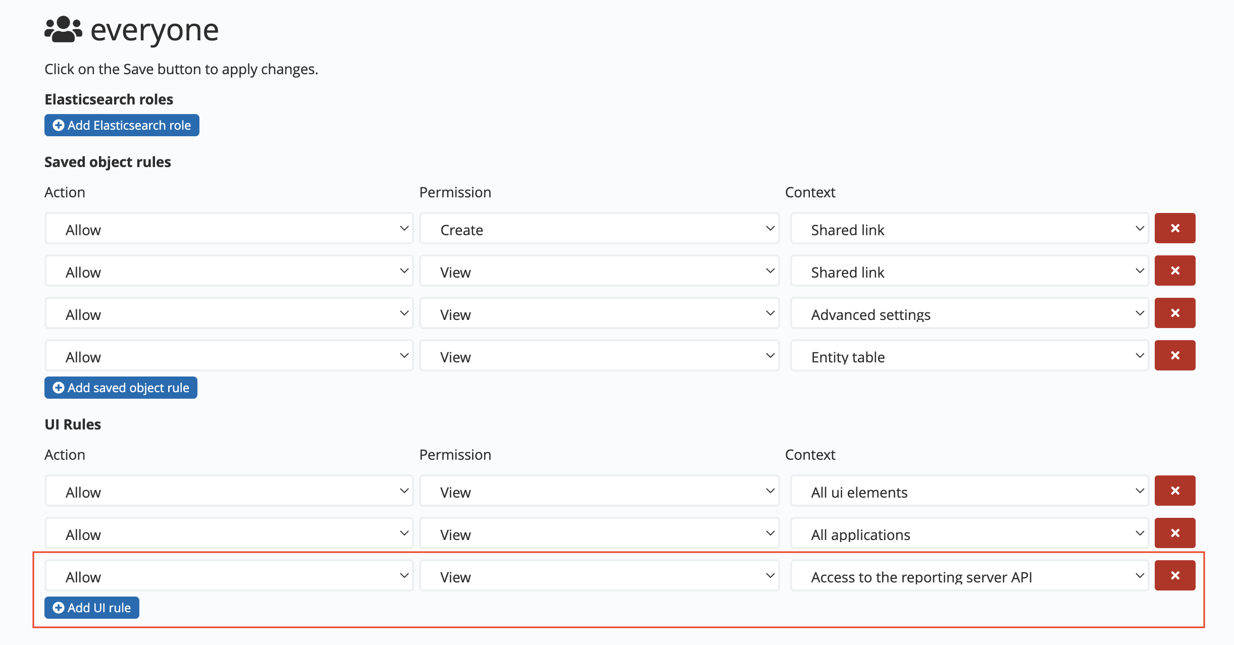 The permission to download reports.